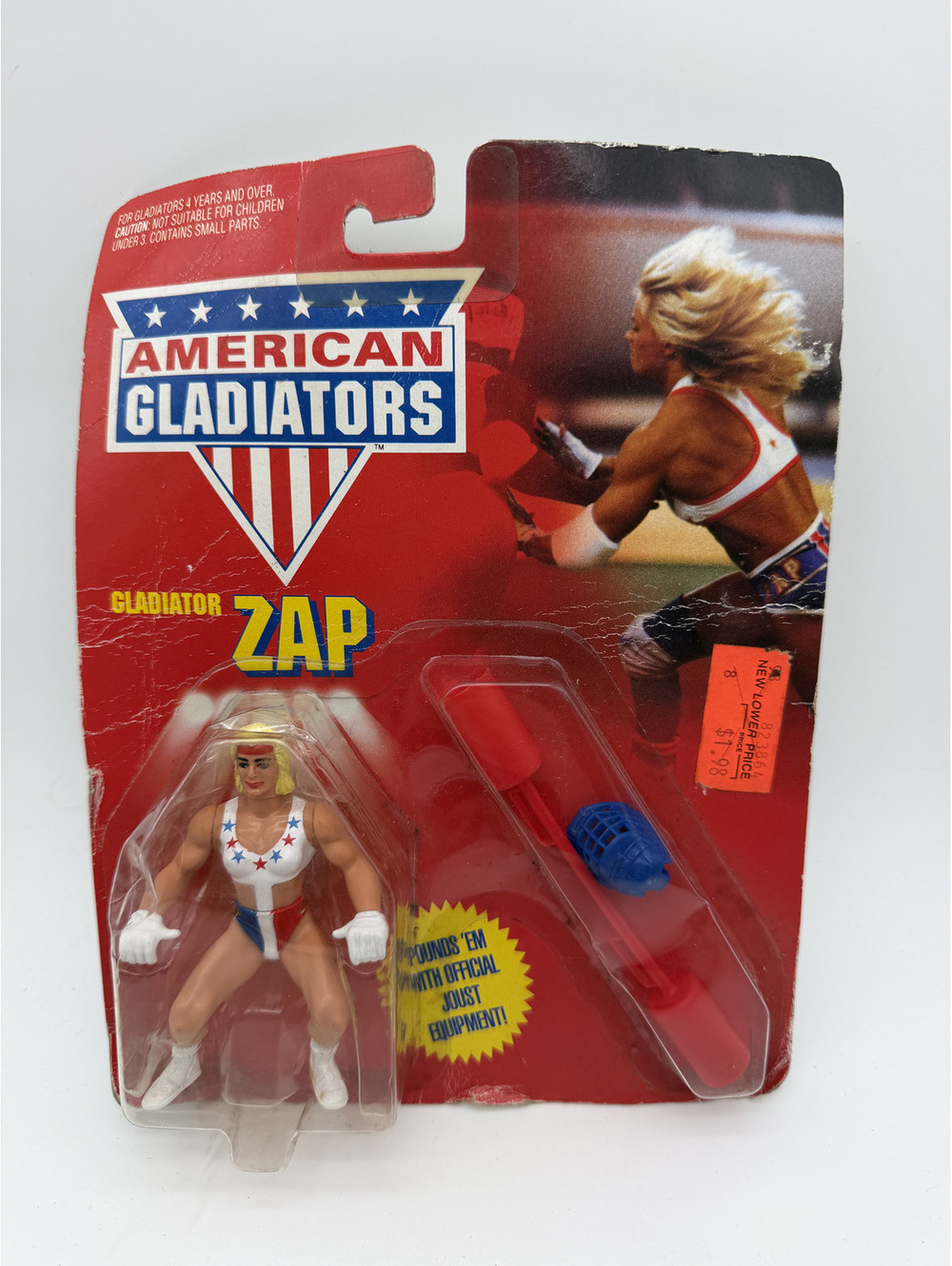 American Gladiators Gladiator Zap Action Figure Vintage 1991